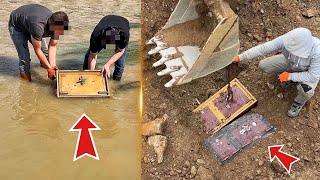 We Found A Abandoned Safe In The River❗️ [ Strange Treasure Hunt With a Metal Detector ]