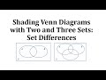 Set Operations in Venn Diagrams