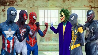 SUPERHERO's Story || Rescue YELLOW Spider-Man from VENOM & JOKER TEAM !!! ( Funny, Action )