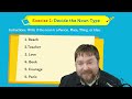Understanding Nouns and Their Types