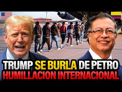 Donald Trump SE BURLA SIN PIEDAD del Presidente de Colombia 😳