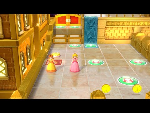 Super Mario Party Partner Party #2552 Tantalizing Tower Toys Daisy & Peach vs Luigi & Mario