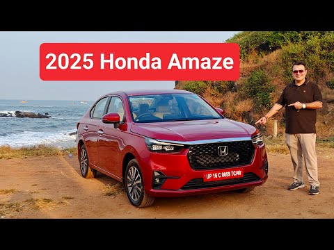 2025 Honda Amaze Detailed Walkaround with Complete Details of Exterior, Interior and Specs