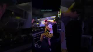 Crankdat headbangs with Levity on his shoulder #dancemusic #edcsea #edmfestival #raveculture