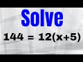 Solving Equations with Parentheses and Negative Numbers