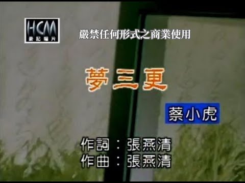 蔡小虎-夢三更(官方KTV版)