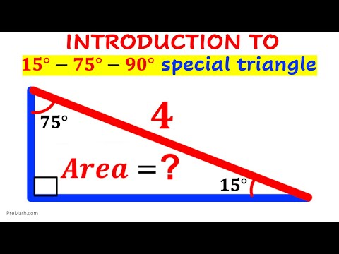Can you find the Triangle area? | (Special Triangle) | #math #maths | #geometry