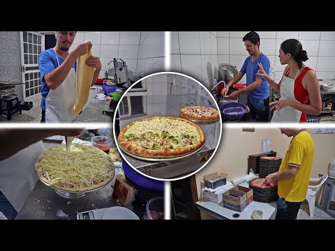 INAUGURAÇÃO DA NOSSA PIZZARIA | FOI UMA LOUCURA 😱🙆🏻‍♀️