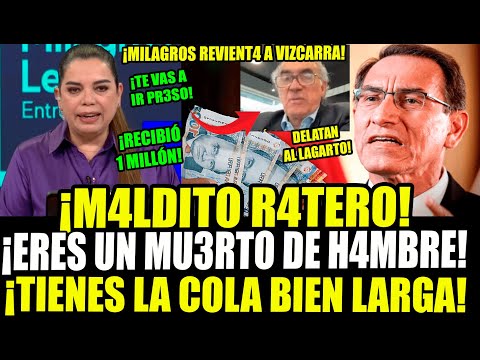 ¡LO DESTROZ4! MILAGROS LEIVA MANDA A LA M*RD4 A MARTIN VIZCARRA POR RECIBIR COIMA DE 1 MILLON