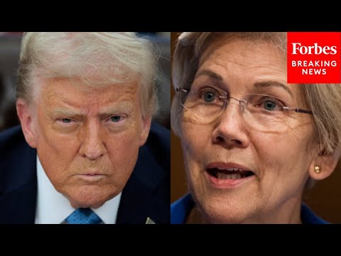 YouTube video thumbnail: Elizabeth Warren: Current Crypto Regulations 'Supercharge President Trump's Crypto Grift'