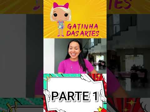 Gatinha das Artes e a História Engraçada de Novas IRMÃS PARTE 1