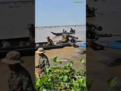 BỘ ĐỘI CAMPUCHIA TUẦN TRA TRÊN SÔNG