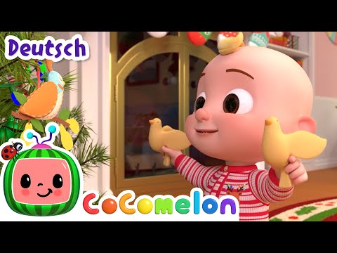 12 Weihnachtstage | CoComelon Deutsch | Cartoons und Kinderlieder