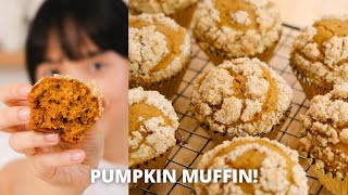 Super moist! PUMPKIN MUFFIN!