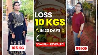 10 Kg Down in 20 Days! Her Diet Plan Will Shock You 😲 | Weight Loss Journey | Suman Pahuja