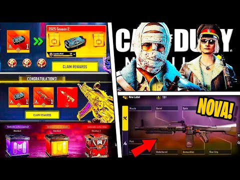 ACTIVISION DANDO ARMA E PESONAGEM GRATIS, NOVA ARMA E MOVIMENTACAO SEASON 7 NO CALL OF DUTY MOBILE