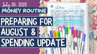 Money Routine | August Budget + Spending Update