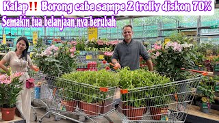 KALAP‼️ BORONG CABE SAMPE 2 TROLY DISKON 70% || SEMAKIN TUA BELANJAAN NYA SEMAKIN BERBEDA😂