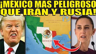 ¡GRINGOS LE TIENEN MAS MIEDO A MÉXICO QUE A IRÁN Y RUSIA! QUIEREN GUERRA YA CON MÉXICO!