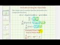 Understanding Derivatives and the Chain Rule
