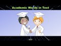 Understanding Academic Vocabulary Concepts