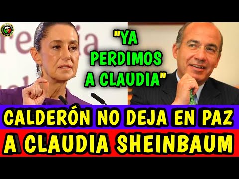 "CALDERÓN no DEJA DORMIR a SHEINBAUM" MAÑANERA de L0CURA!!