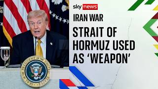 US President 'strongly encourages' nations depending on Strait of Hormuz to help