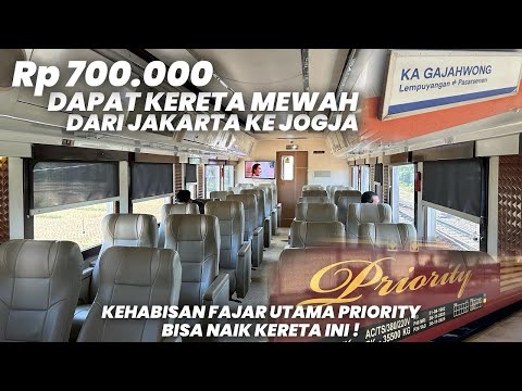 FULL SERVICE KERETA MEWAH VERSI LITE JAKARTA - JOGJA‼️Naik KA Gajahwong Priority Masih Worth it