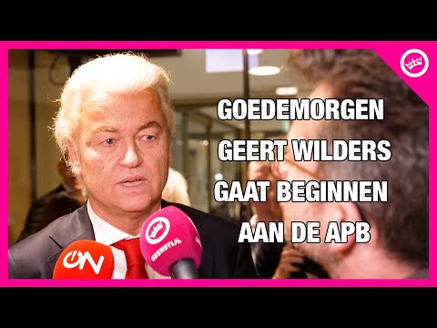 Wilders over APB: 'Compromissen doen PIJN, maar in mijn tekst zit wel VUURWERK'