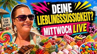 Welche Süßigkeit ist dein Favorit? LIVE vom Beach – Mittwoch