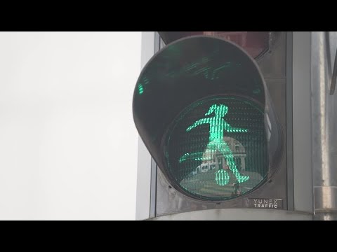 YouTube video thumbnail: Women's Euro Inspires Soccer-Themed Lights in Swiss Host Cities