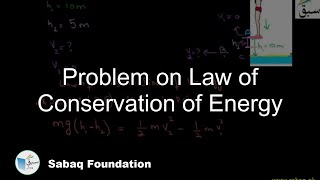 Problem on Law of Conservation of Energy