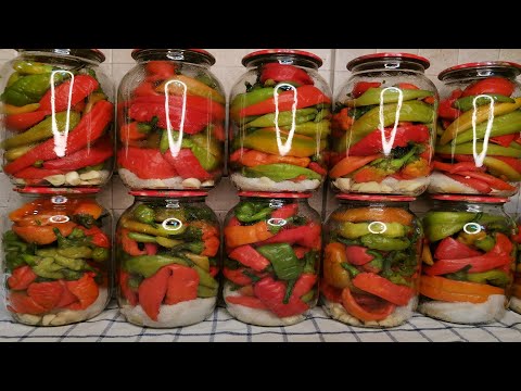 🌶️🍅🍲НЕВЕСТКА ЖАННА  НАУЧИЛА. Готовим много ЛЕТ.🍱 ВКУСНЯТИНА В БАНКЕ. ОБАЛДЕННЫЙ  ПЕРЧИК НА ЗИМУ !🍅🥗