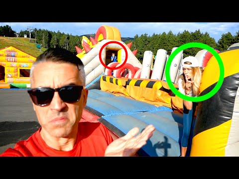 EL ULTIMO EN SER ATRAPADO EN PARQUE INFLABLE GANA