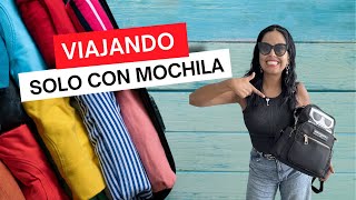 Así viajo solo con artículo personal!