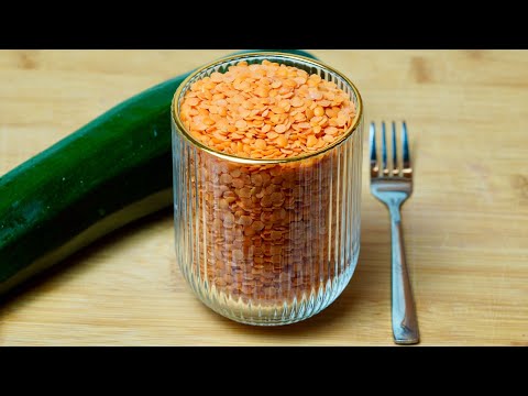 КАБАЧОК И СТАКАН ЧЕЧЕВИЦЫ! Я ГОТОВЛЮ ИХ ТАК ПРОСТО! Они такие вкусные, что ешь хоть каждый день