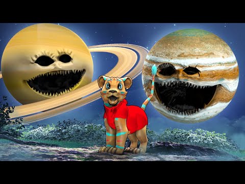 JUPITER & SATURN WOKE UP and are following me in Garry's Mod...