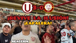 DESDE LA TRIBUNA | Universitario 3 vs 0 Chankas | Reacción | fecha 06 Clausura