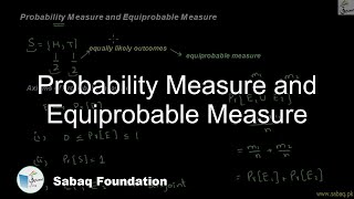 Probability Measure and Equiprobable Measure