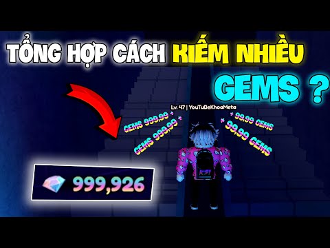 Tổng Hợp Cách Farm Kiếm Nhiều Gems Trong Anime Defenders