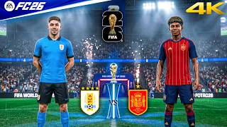 FIFA 26 - Uruguay vs. Spain - FIFA World Cup 2026 Full Match | PC™ [4K60]