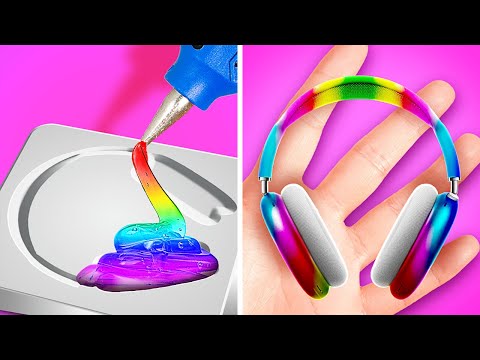 🎨✨ Cool 3D Pen Crafts: AirPods Max, DIY Jewelry & Creative Repair Tips by 123 GO! HACKS 🖋️💡