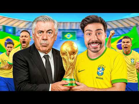 Eu Montei o Brasil do Ancelotti para a Copa de 2026!