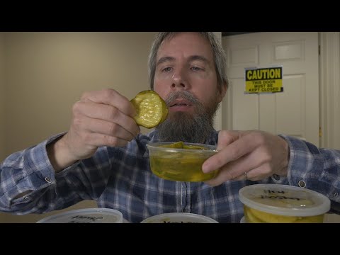Pickle Chips Tasting ASMR