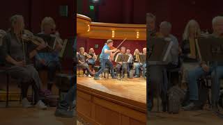 Joshua Bell and the Academy of St Martin in the Fields rehearse Mozart's Marriage of Figaro overture