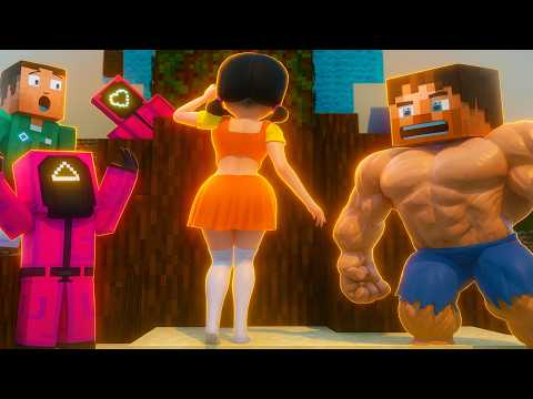 Steve ❤️ Doll? | Squid Game |  Minecraft animation