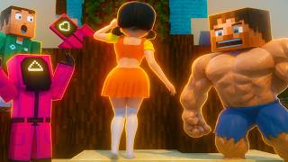 Steve ❤️ Doll? | Squid Game |  Minecraft animation