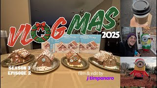 GINGERBREAD HOUSE CONTEST | vlogmas s3ep2