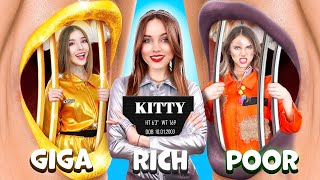 Rich vs Poor vs Giga Rich Prisoner! How to Get Out of Jail?