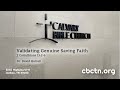 Validating Genuine Saving Faith Video